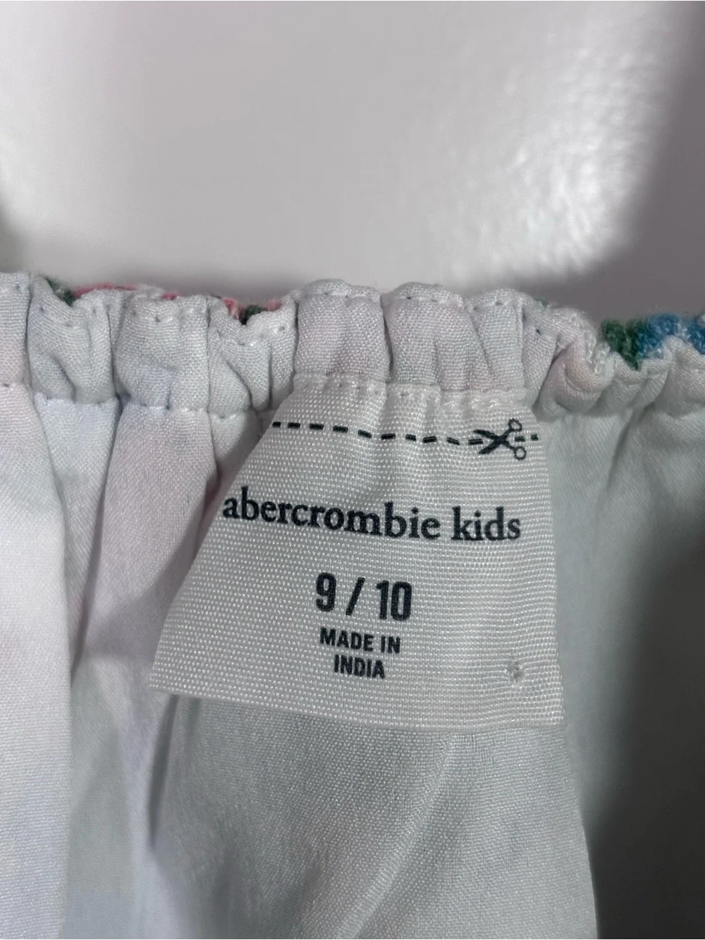abercrombie kids Girls 2-piece Floral Matching Set 9/10 Sleeveless Top Skort